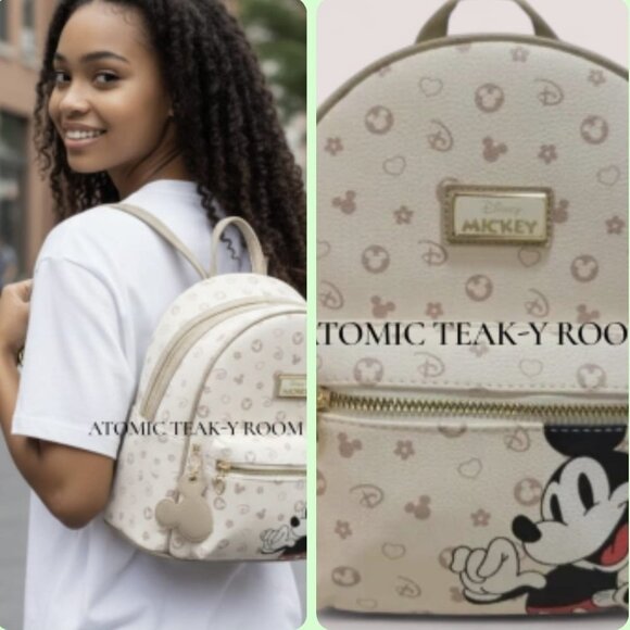 Disney "Mickey Vuitton" Style Mickey Mouse Backpack - NWT - Picture 2 of 6